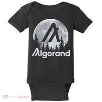 Algorand ALGO Coin Cryptocurrency Wilderness Full Moon Baby Bodysuit thumb 0