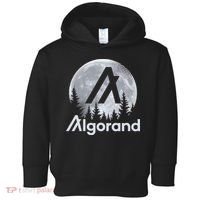 Algorand ALGO Coin Cryptocurrency Wilderness Full Moon Toddler Hoodie thumb 0
