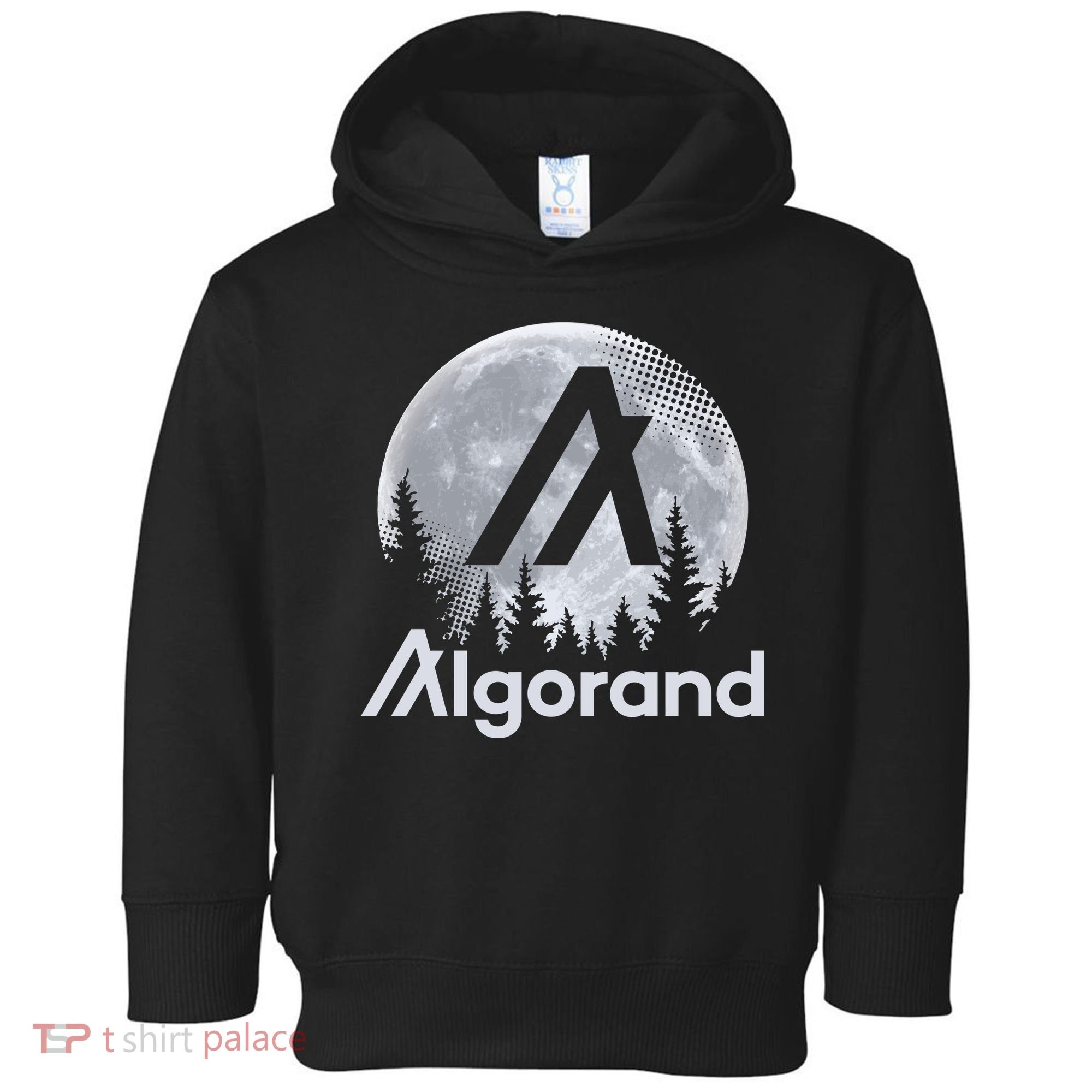 Algorand ALGO Coin Cryptocurrency Wilderness Full Moon Toddler Hoodie
