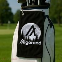 Algorand ALGO Coin Cryptocurrency Wilderness Full Moon Golf Towel thumb 2