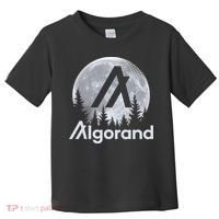 Algorand ALGO Coin Cryptocurrency Wilderness Full Moon Toddler T-Shirt thumb 0
