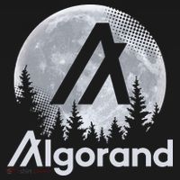 Algorand ALGO Coin Cryptocurrency Wilderness Full Moon Kids Sweatshirt thumb 2