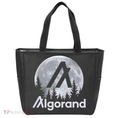Algorand ALGO Coin Cryptocurrency Wilderness Full Moon Tote Bag