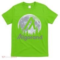 Algorand ALGO Coin Cryptocurrency Wilderness Full Moon T-Shirt thumb 0
