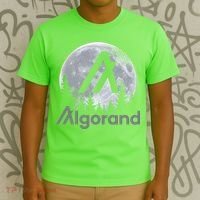 Algorand ALGO Coin Cryptocurrency Wilderness Full Moon T-Shirt thumb 3