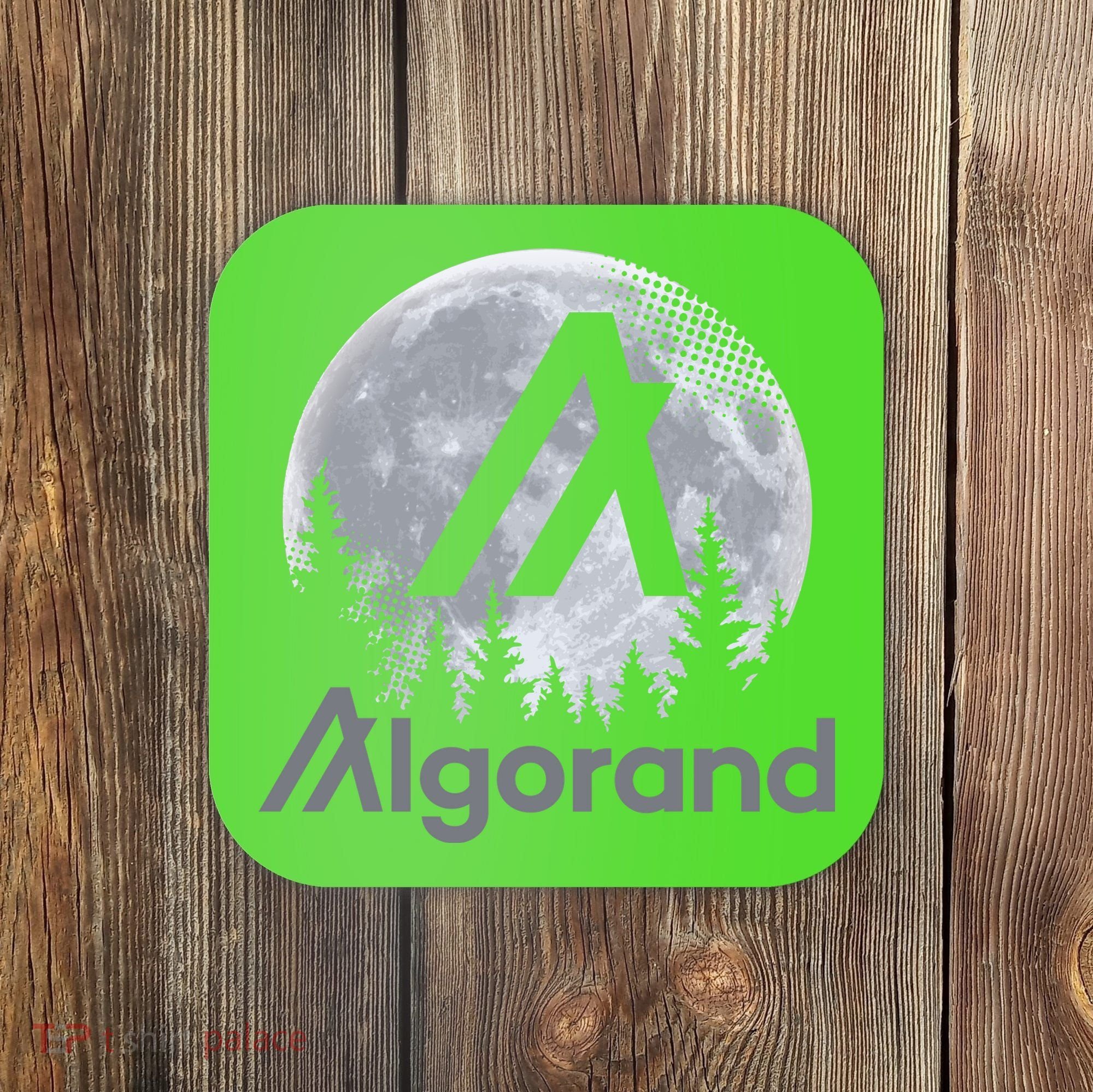 Algorand ALGO Coin Cryptocurrency Wilderness Full Moon Coaster