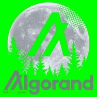 Algorand ALGO Coin Cryptocurrency Wilderness Full Moon Coaster thumb 2