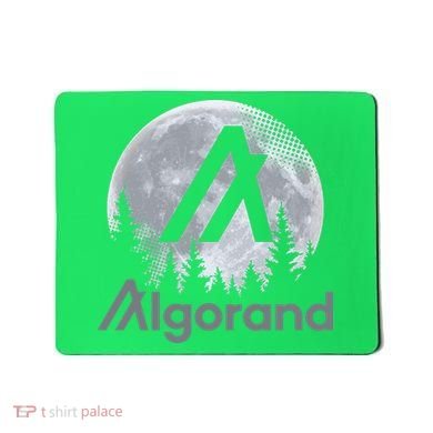 Algorand ALGO Coin Cryptocurrency Wilderness Full Moon Mousepad
