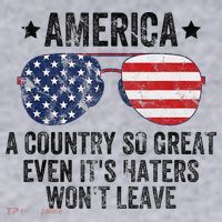 America A Country So Great Even Its Haters Wont Leave Women's Sweatshirt thumb 2