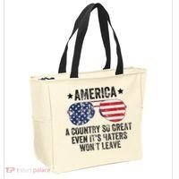 America A Country So Great Even Its Haters Wont Leave Tote Bag thumb 2