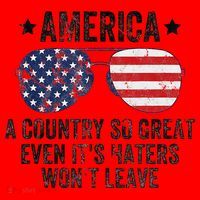 America A Country So Great Even Its Haters Wont Leave Santa Hat thumb 1
