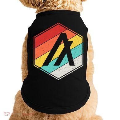 Algorand ALGO Coin Cryptocurrency Retro Colors Doggie Tank