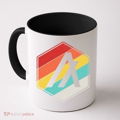 Algorand ALGO Coin Cryptocurrency Retro Colors Coffee Mug