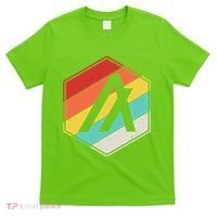 Algorand ALGO Coin Cryptocurrency Retro Colors T-Shirt thumb 0
