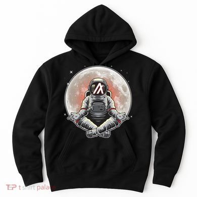 Algorand ALGO Coin Cryptocurrency Yogo Astronaut Hoodie