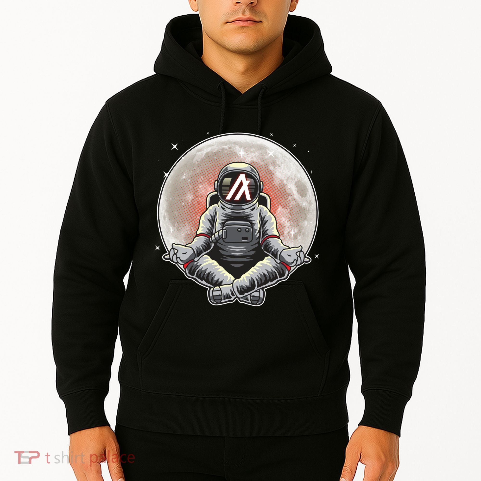 Algorand ALGO Coin Cryptocurrency Yogo Astronaut Hoodie