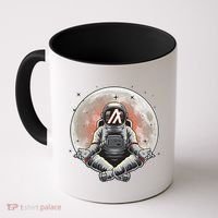 Algorand ALGO Coin Cryptocurrency Yogo Astronaut Coffee Mug thumb 0