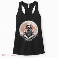 Algorand ALGO Coin Cryptocurrency Yogo Astronaut Women's Tank Top thumb 0