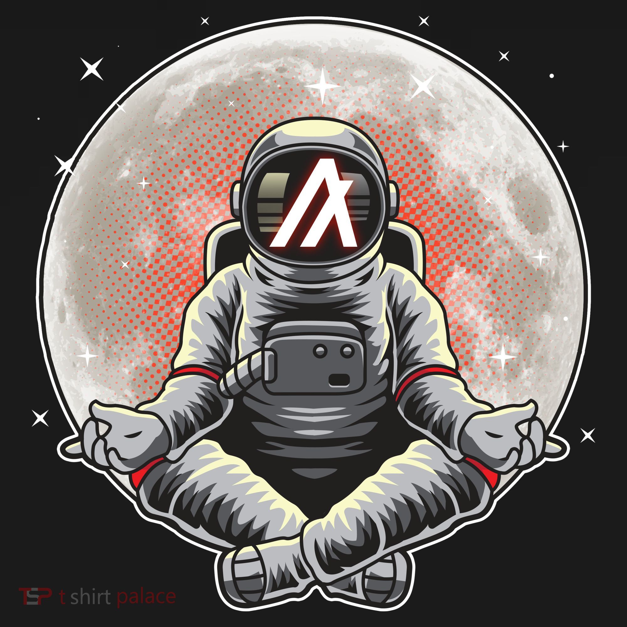 Algorand ALGO Coin Cryptocurrency Yogo Astronaut Women's Tank Top