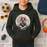 Algorand ALGO Coin Cryptocurrency Yogo Astronaut Kids Hoodie thumb 2