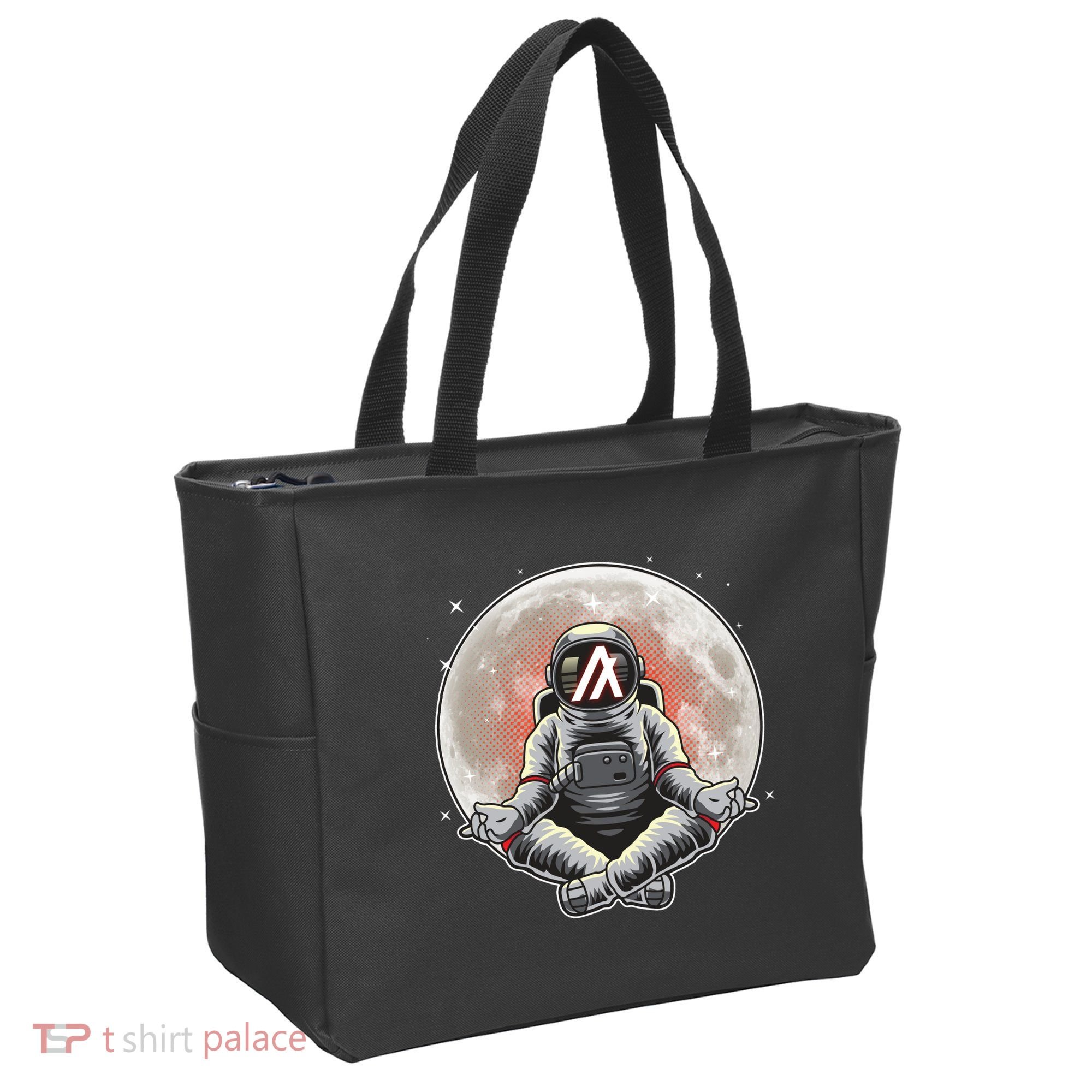 Algorand ALGO Coin Cryptocurrency Yogo Astronaut Tote Bag