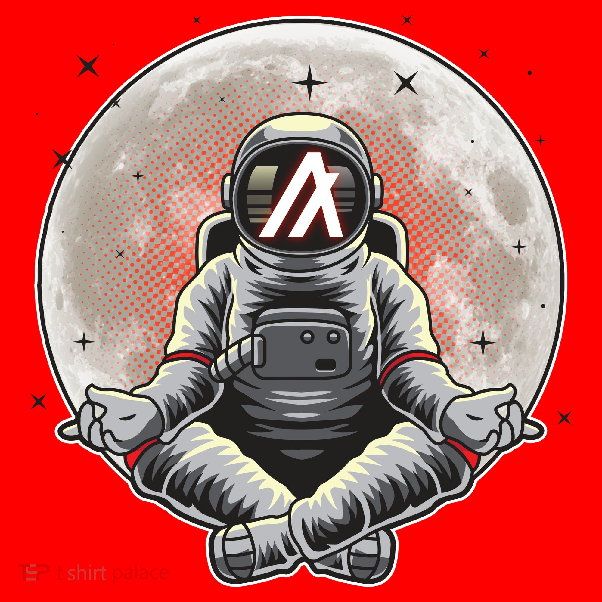 Algorand ALGO Coin Cryptocurrency Yogo Astronaut Santa Hat