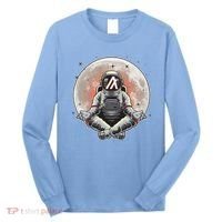 Algorand ALGO Coin Cryptocurrency Yogo Astronaut Long Sleeve Shirt thumb 0