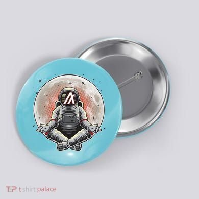 Algorand ALGO Coin Cryptocurrency Yogo Astronaut Button