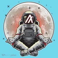 Algorand ALGO Coin Cryptocurrency Yogo Astronaut Button thumb 1