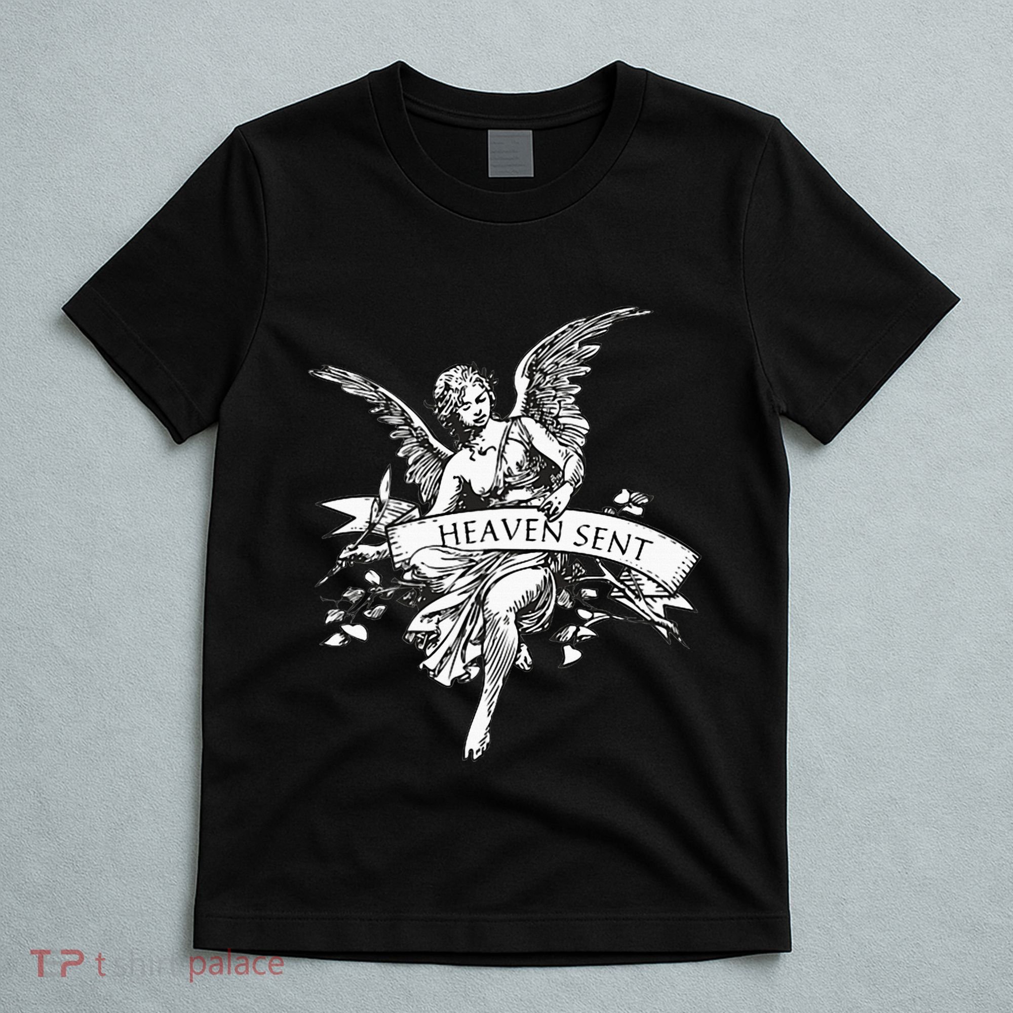Angel Aesthetic Cherub Vintage Trendy 2000s Heaven Sent T-Shirt