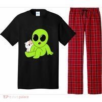 Alien And Cat Existing Isnt Really In The Budget Atm Guess Pajama Set thumb 0