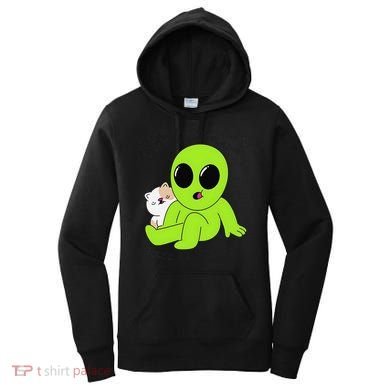 Alien And Cat Existing Isnt Really In The Budget Atm Guess Women's Hoodie
