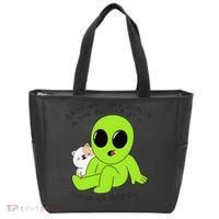 Alien And Cat Existing Isnt Really In The Budget Atm Guess Tote Bag thumb 0