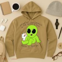 Alien And Cat Existing Isnt Really In The Budget Atm Guess Hoodie thumb 3