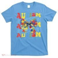 Autism Awareness Coquette Bow Autism Awareness Day Puzzle T-Shirt thumb 0