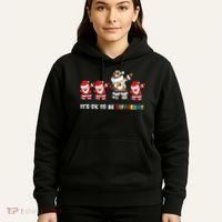 Autism Awareness Christmas It's Ok To Be Different Santa Hoodie thumb 5