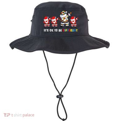 Autism Awareness Christmas It's Ok To Be Different Santa Bucket Hat