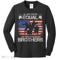 All Are Created Equal And Then Few Become Brothers Kids Long Sleeve Shirt thumb 0