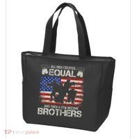 All Are Created Equal And Then Few Become Brothers Tote Bag thumb 3