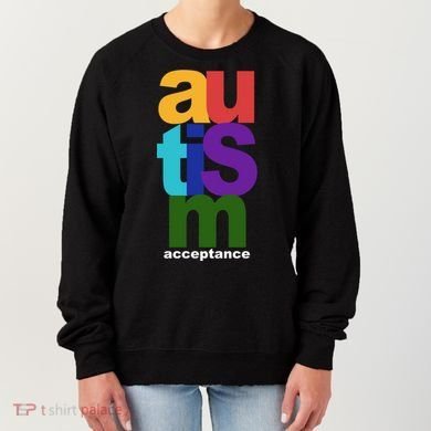 Autism Acceptance Colorful Women's Sweatshirt