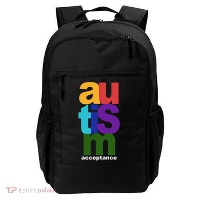 Autism Acceptance Colorful Backpack