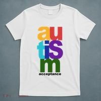 Autism Acceptance Colorful T-Shirt thumb 5