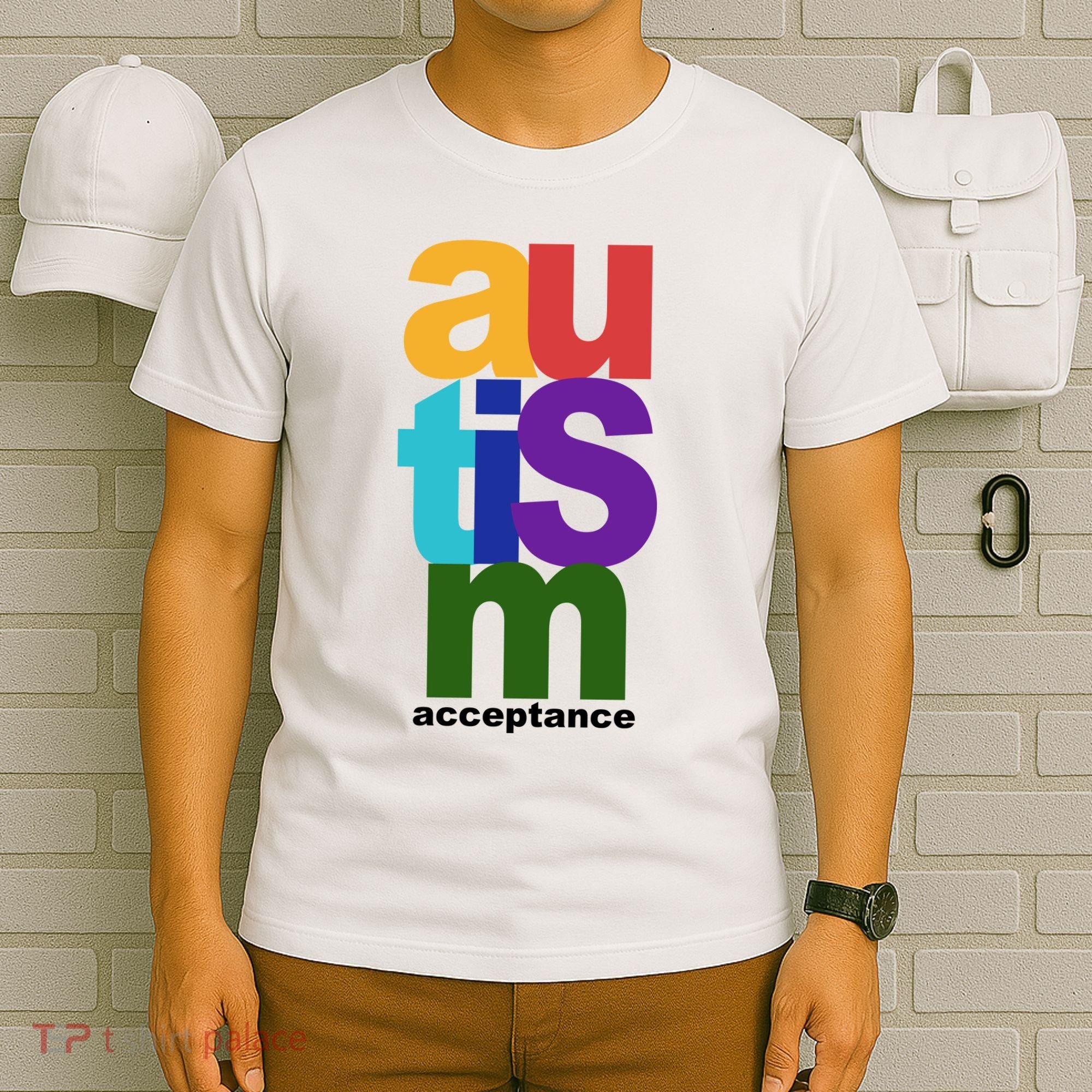 Autism Acceptance Colorful T-Shirt