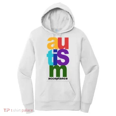 Autism Acceptance Colorful Women's Hoodie