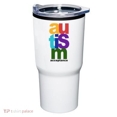 Autism Acceptance Colorful Tumbler