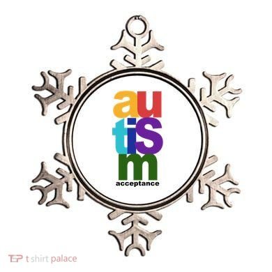 Autism Acceptance Colorful Ornament