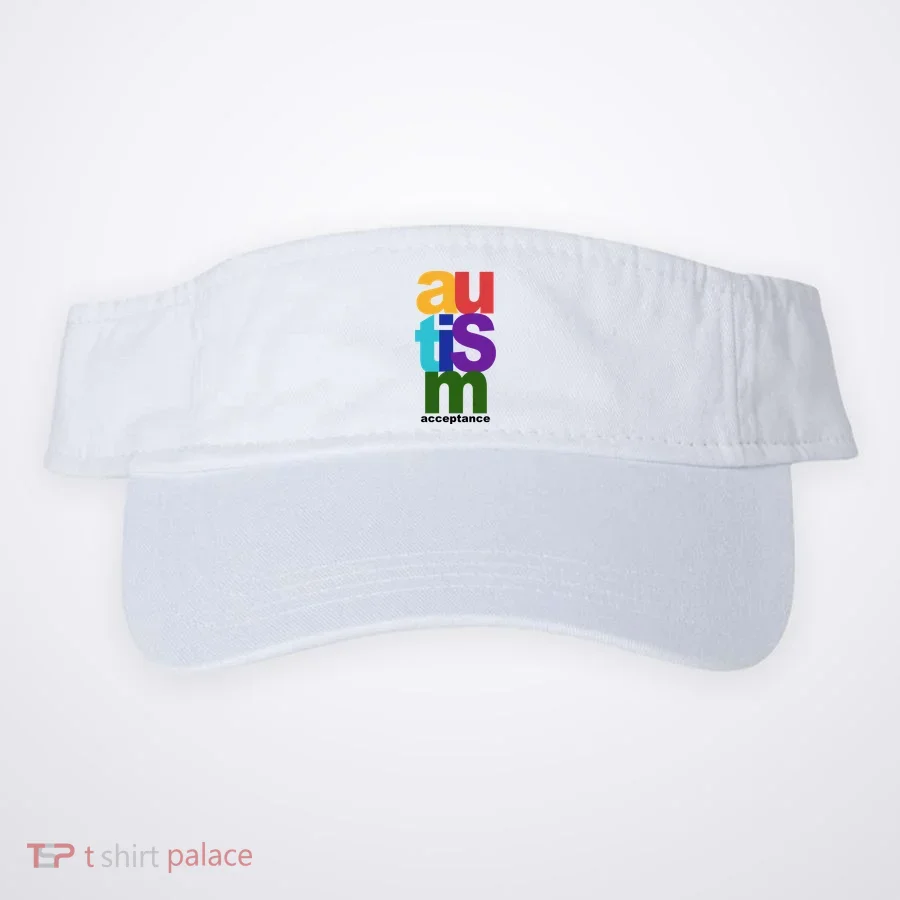 Autism Acceptance Colorful Visor