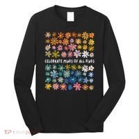 Autism Awareness Celebrate Minds Of All Kinds Wildflower Long Sleeve Shirt thumb 0