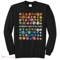 Autism Awareness Celebrate Minds Of All Kinds Wildflower Sweatshirt thumb 0