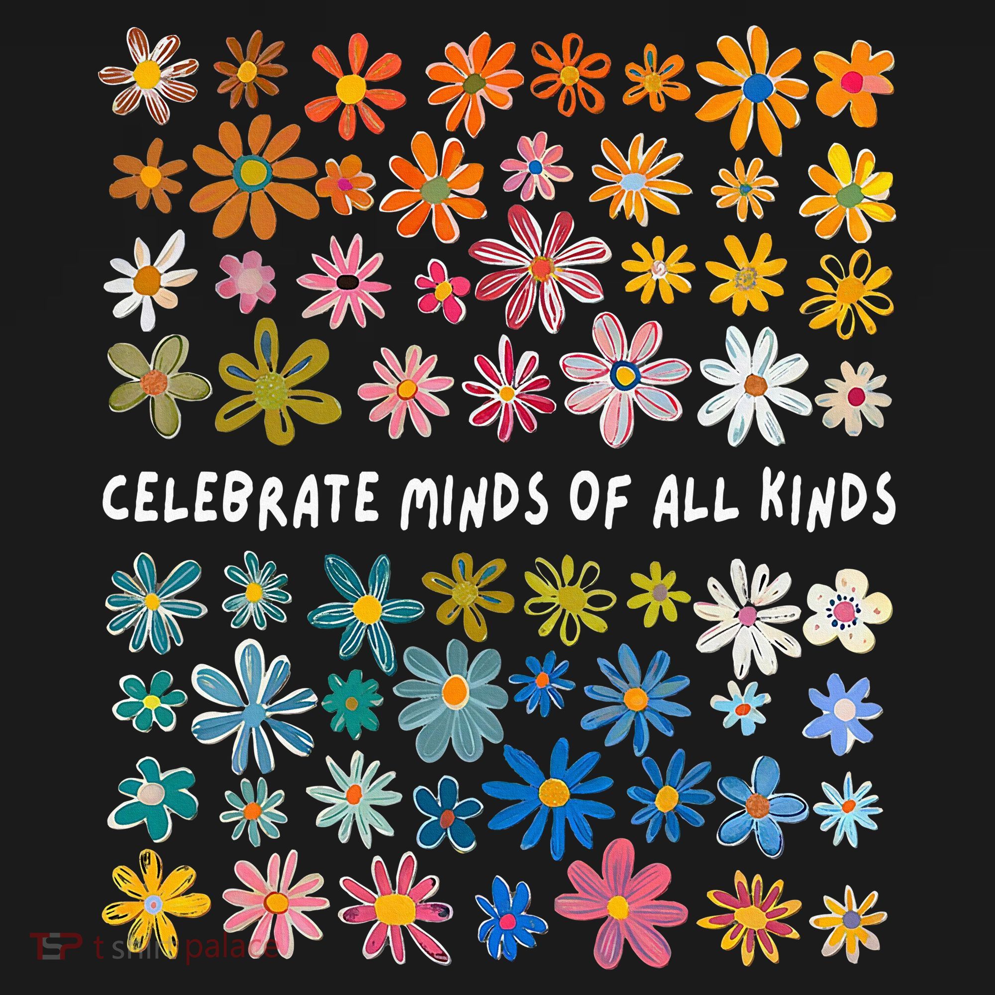 Autism Awareness Celebrate Minds Of All Kinds Wildflower Women's Hoodie
